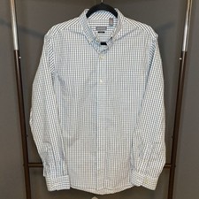 Van Heusen Men's Plaid Dress Shirt Size M 15-15 1/2 NWOT