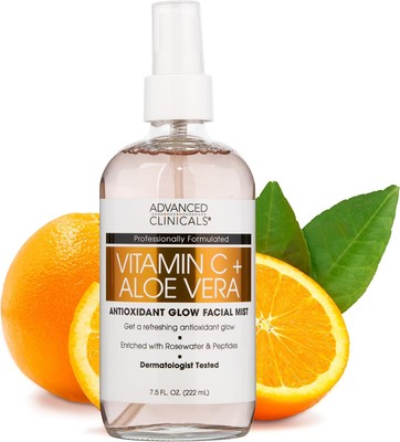 Advanced Clinicals Vitamin C Face Toner W/Ferulic Acid & C Mist 