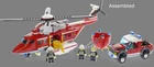 Lego City Fire Helicopter 7206 and Coast Guard 4 WD & Jet Scooter 7737 Complete