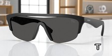 BURBERRY BE4460U 346487 Matte Black Dark Grey 40 mm Men's Sunglasses