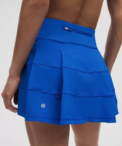 NEW LULULEMON Pace Rival 15" Skirt 6 Long Galactic Cobalt