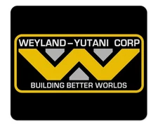 Weyland Yutani Building Better Worlds Logo 1/4 Inch Thick Mouse Pad