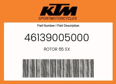 KTM Genuine Rotor 65 Sx - 46139005000