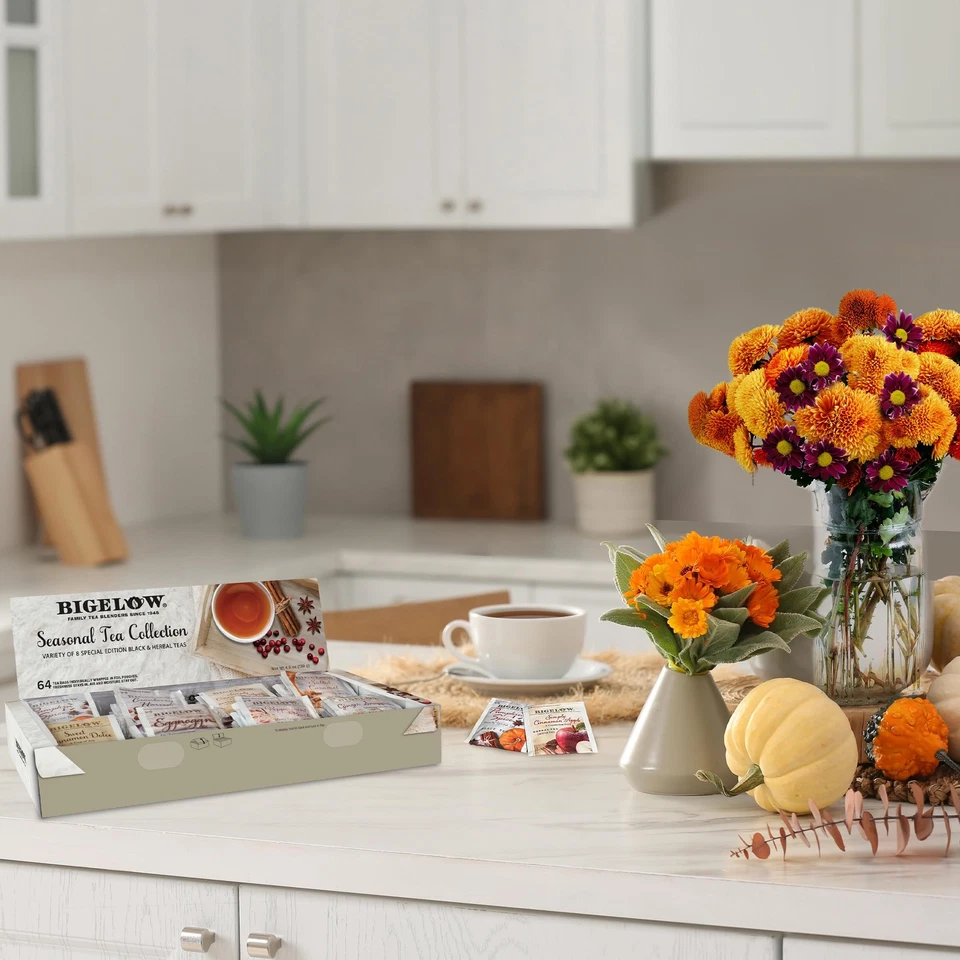 Bigelow Colección de té de temporada 64 unidades Variedad Set de regalo Bolsas de té de vacaciones Foto 4 de 4