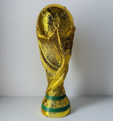 Unused 2022 FIFA World Cup Qatar Trophy Replica 36cm Life Size