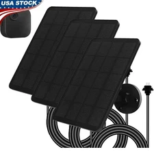 Solar Panel Blink Outdoor 4 Camera High Efficiency Waterproof Charging Kit 3Pack