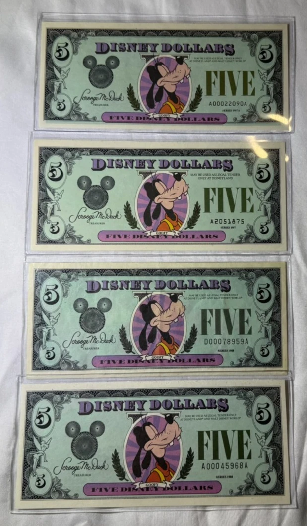 Disney Dollars 1987 for sale | eBay