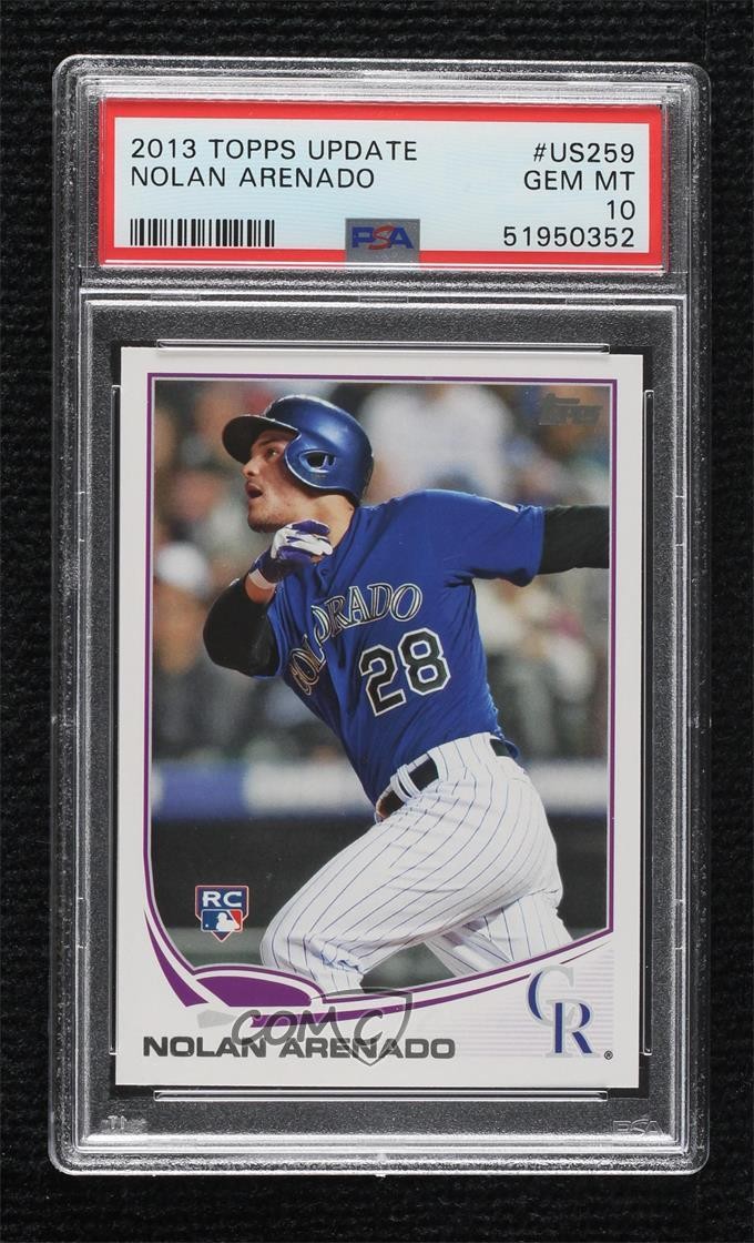 2013 Topps Update Nolan Arenado #US259 PSA 10 GEM MT Rookie RC 6fs