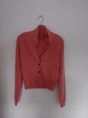 HEMISPHERE Cardigan Pullover Gr. 36, Orange, Kurzen Schnitt, Seide - Bild 1 von 4
