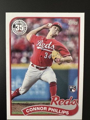 2024 Topps Update Series - 1989 Topps Baseball Connor Phillips #89US-21 (RC)