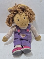 Vintage Arthur D.W. Sister w/Purple Overalls Plush Stuffed Doll PBS Show AS IS