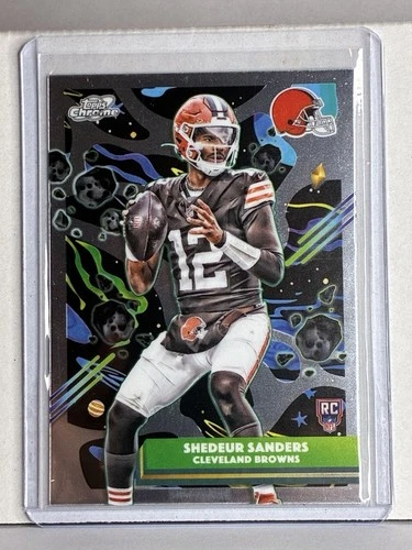 2025-26 Topps Cosmic Chrome Shedeur Sanders Rookie Card #127 Cleveland Browns