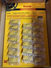 Regular , 8mm Kodak Presstapes Splicing Tape Movie Film Editing Tape Pk Of 20