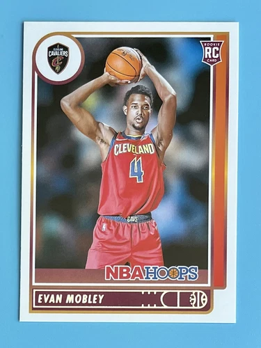 2021-22 Panini NBA Hoops Rookies #234 Evan Mobley RC Cleveland Cavaliers