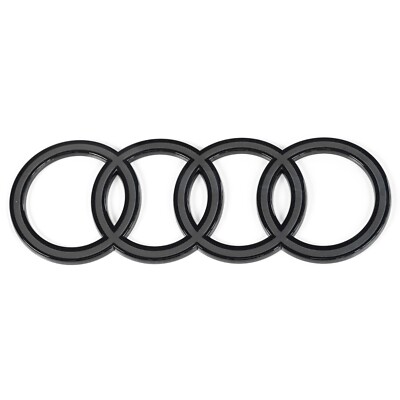Original Audi A3 (8Y) Sportback Ringe Logo Black Edition Blackline anthrazit