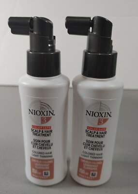Nioxin System 3 Scalp Treatment Color Safe Light Thinning 3.38 oz (2 pack)