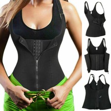 Fajas Colombianas Waist Trainer Tummy Control Girdle Fat Weight Loss Tank Top US