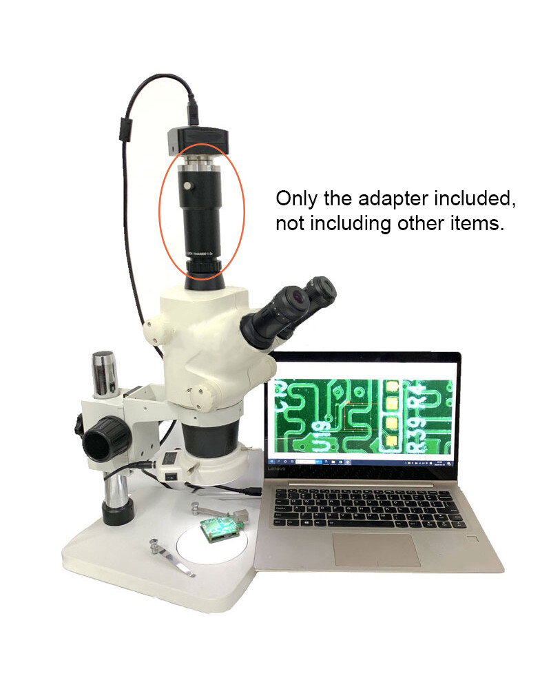 C Mount Microscope Lens Adapter CCD Interface Camera Adaptor for Leica