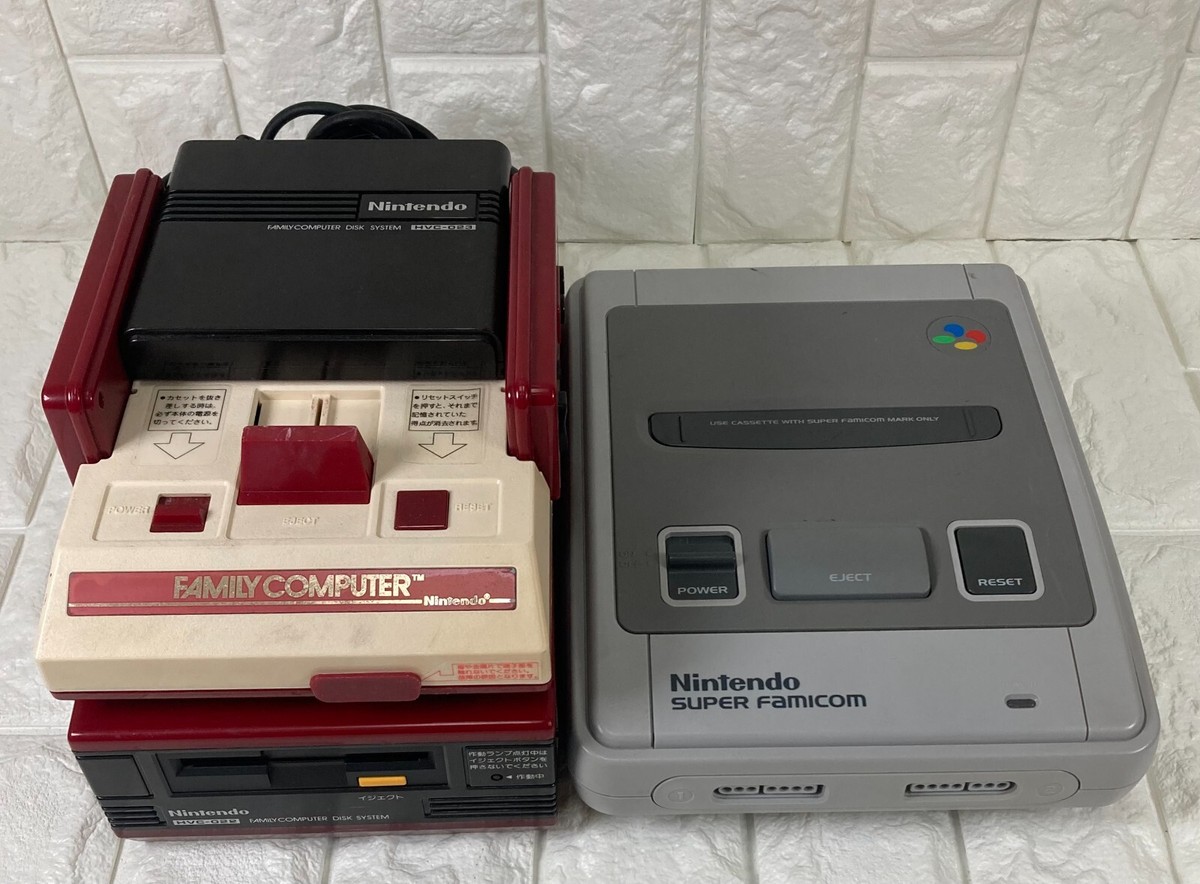 Famicom Disk system Super famicom console set games zelda devil's