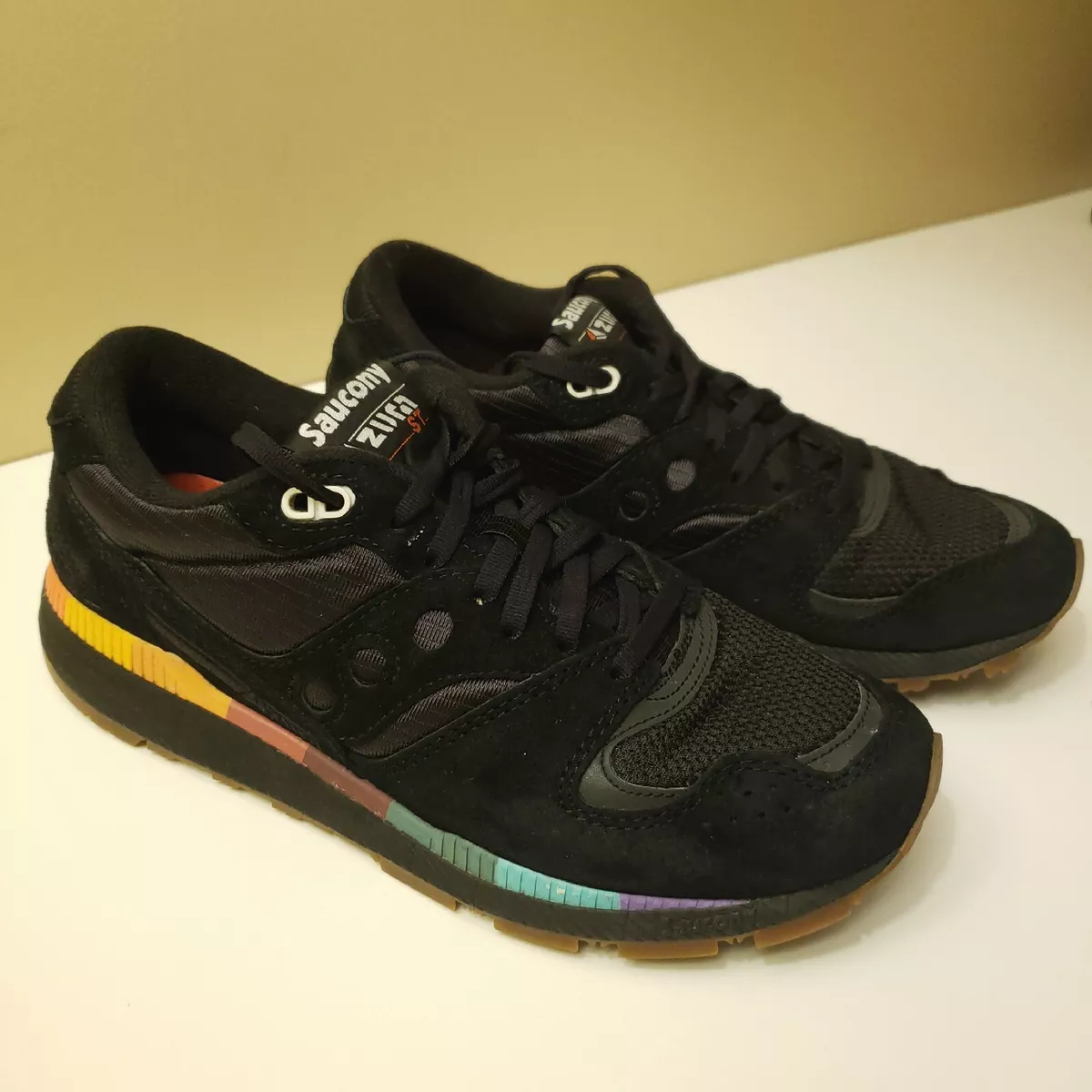 Saucony Shoes Men Size 7.5 Black Gum Azura ST S70509 3 XT600 TRB