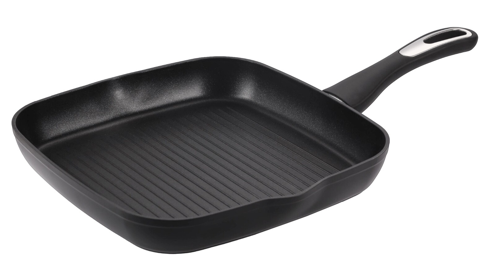 Forged Aluminium Grill Pan Non-Stick Griddle Pans Induction Large Frying Skillet