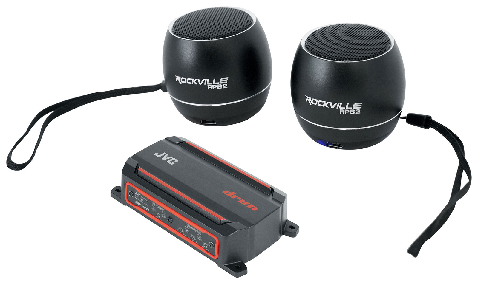 JVC KS-DR2004D 600 Вт 4-канальный морской усилитель для квадроциклов UTVавтомобилей мощностью 600 Вт Домашние колонки 36290₽