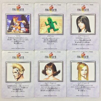 Final Fantasy VIII Carddass Part1 & 2 40 Regular Cards Set Bandai