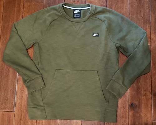 Nike Sweatshirt Mens Small Olive Green 