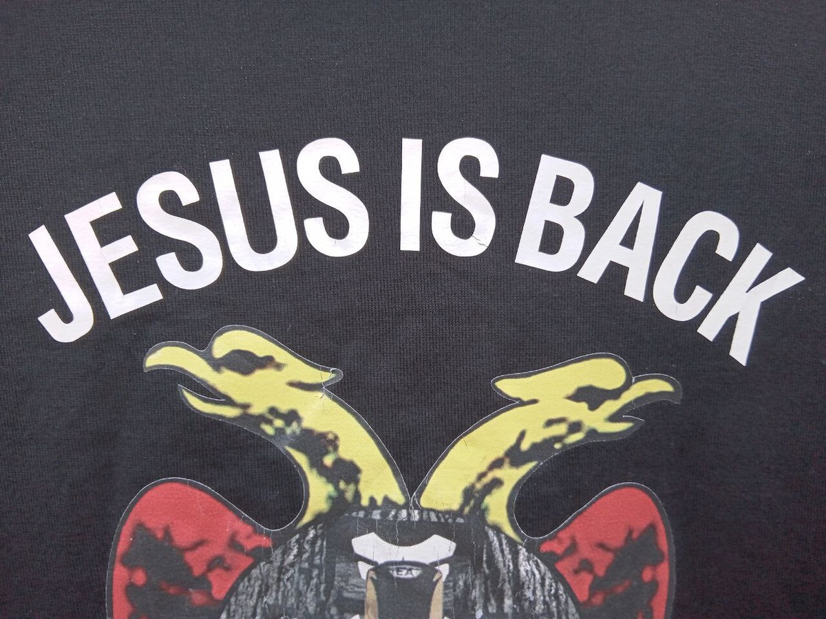 Givenchy Black Jesus is Back Oversized XXS T-Shirt Used condition