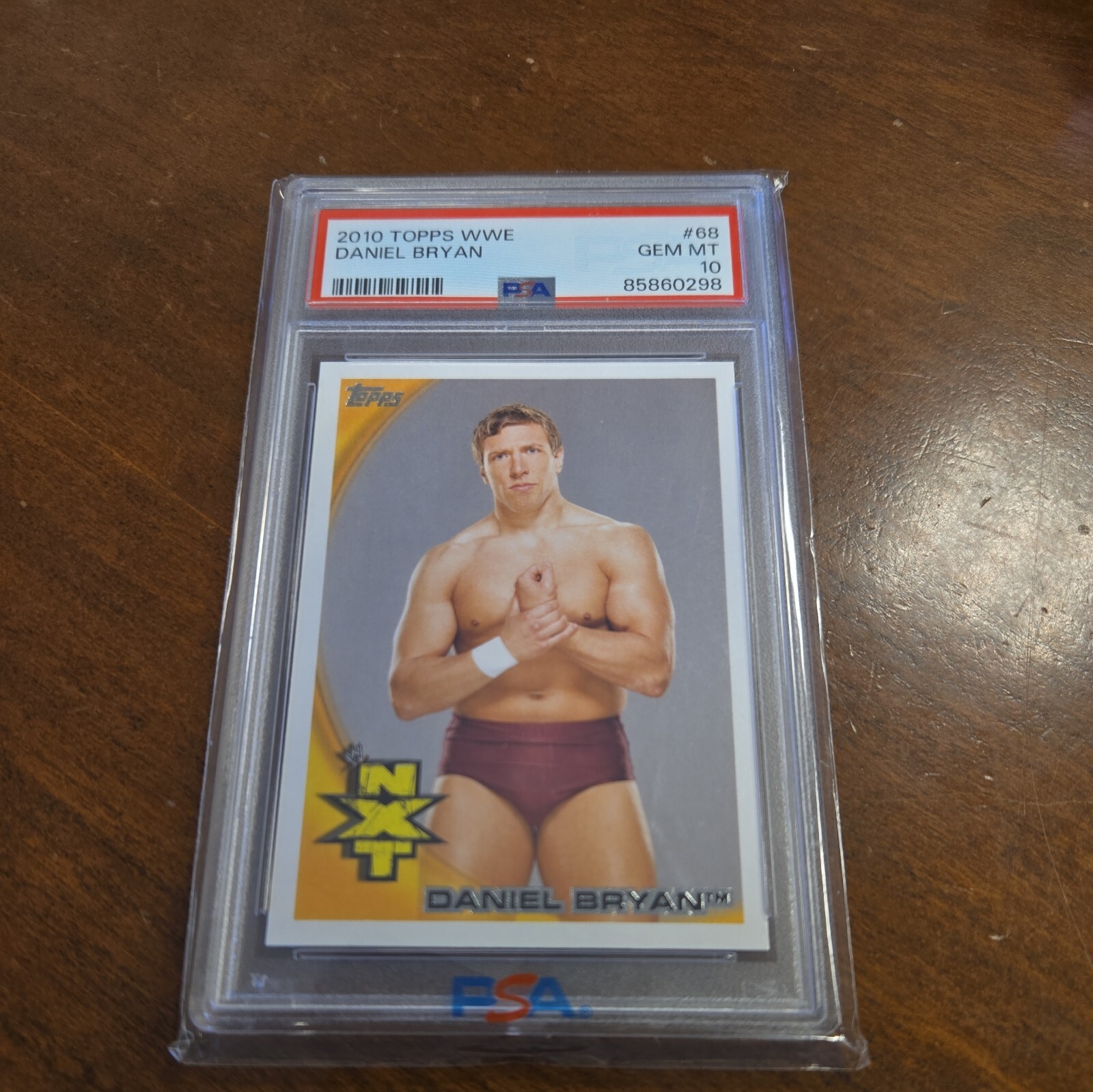 2010 Topps WWE - #68 Daniel Bryan (RC) PSA 10 MINT!!