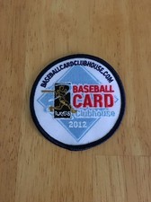 Baseball Card Clubhouse Patch 2012 Sew On Uniform Jacket Shirt Hat