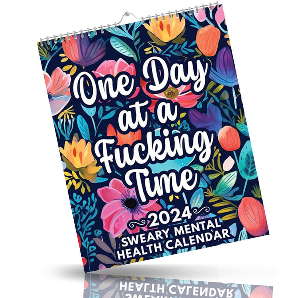 2024 Funny Calendar Sweary Mental Health Wall Annual With Funny Swear Words 10 EBay