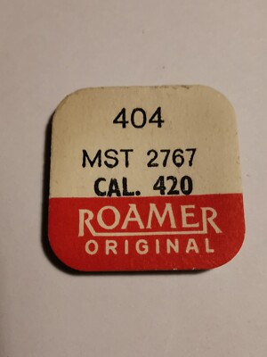 ROAMER-MST-STÜCKE UHRWERK-CAL.420-AUFZUGSSTANGE GEBROCHEN TEIL MÄNNLICH- 404