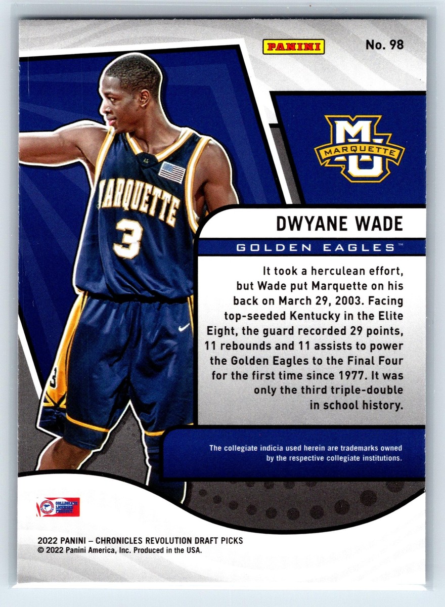 Dwyane Wade Chronicles Draft Revolution #98 Marquette