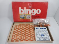 1974 Whitman Bingo Game Set Cards Call Numbers Checking Chart INCOMPLETE 