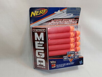NEW - Nerf N-Strike Elite 10x Mega Series Blasters Darts for Mega Distance 