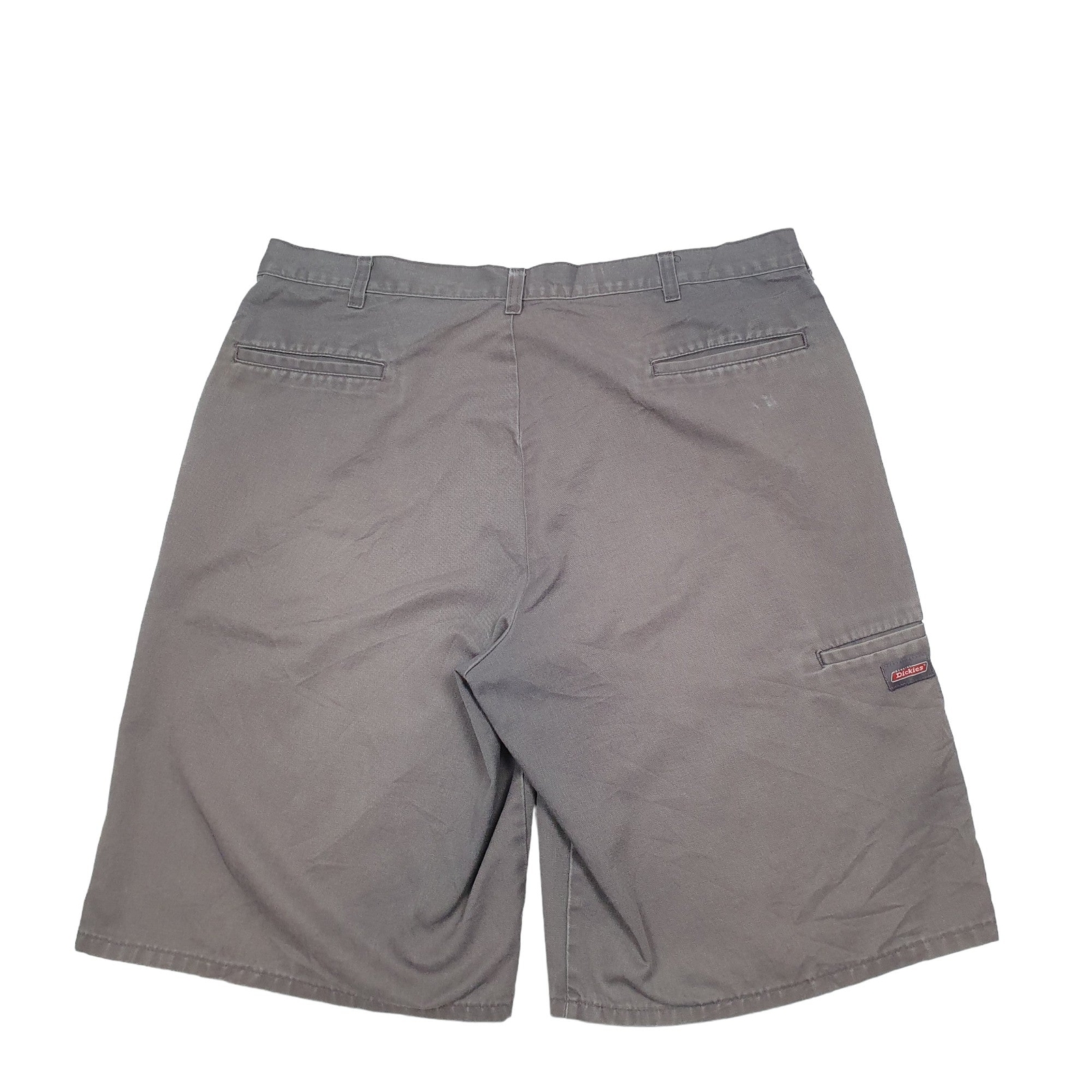 DICKIES Grey Chino Cotton Shorts Mens W40 image 3