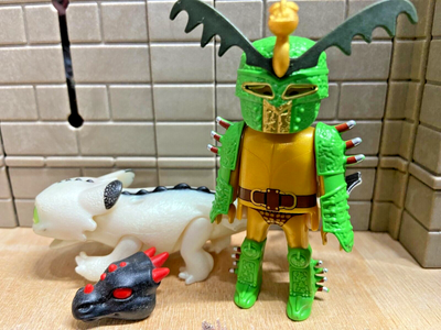 Figurine PLAYMOBIL Dragon Krokmou (DreamWorks) - Cracheur De Feu - Occasion Bon état