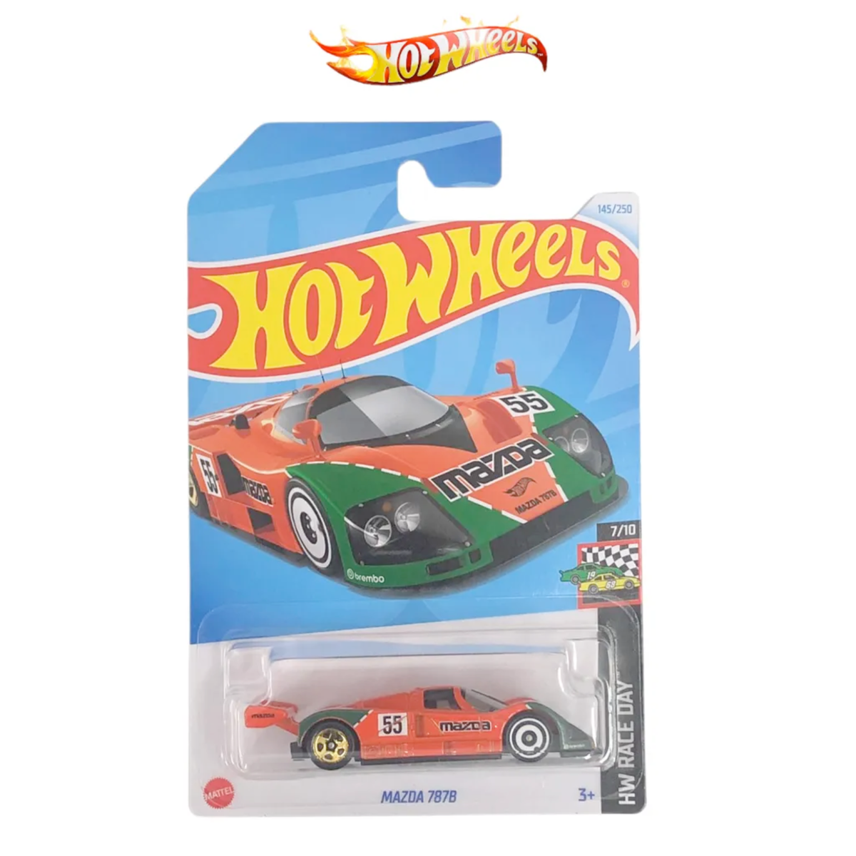 Hot Wheels Mazda 787B Orange Green 2024 Series HW RACE DAY Free