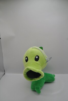 Plant Vs Zombie Plush Toy Size 7'' with Suction Cup on Top Green Pea