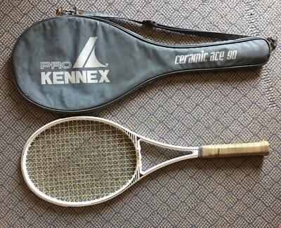 Pro Kennex Ceramic Ace 90 Tennis Racquet 4 1/4 Grip With Case | eBay