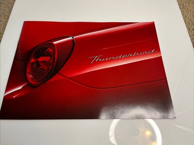 2002 FORD THUNDERBIRD  SALES Advertising Auto Dealer BROCHURE - ORIGINAL