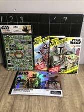 Crayola Art Edge Star Wars Mandalorian Color Book Stickers Play Scene Lot A7