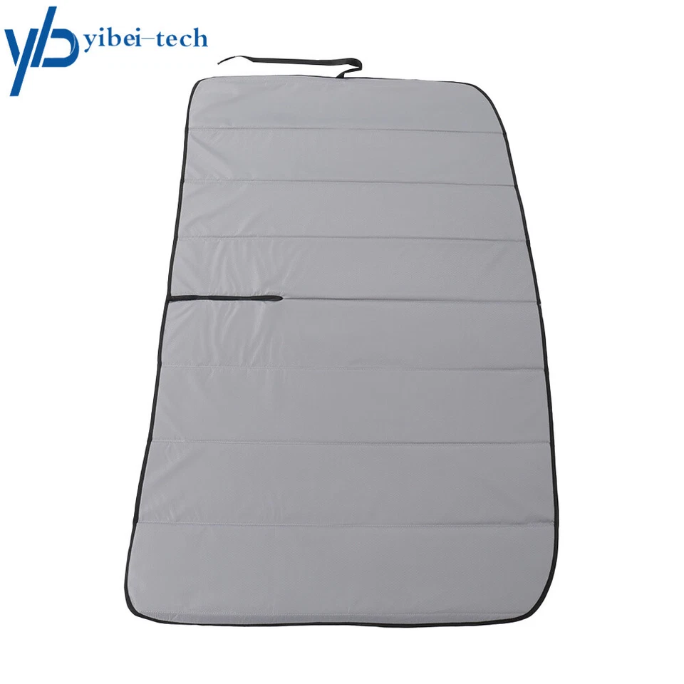 For 2015-2022 Ford Transit Van Right Passanger&Front Window Cover Set Silver - Image 4 of 4