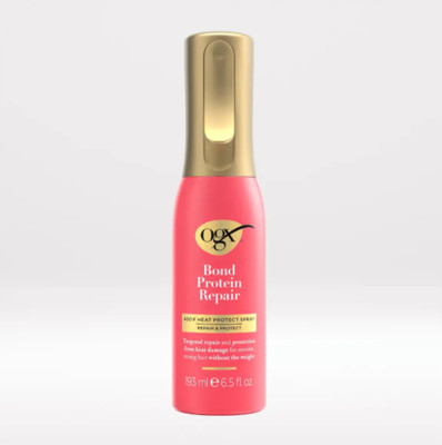 OGX Bond Protein Repair Heat Protectant Spray, 6.5 fl oz (2 Pack)