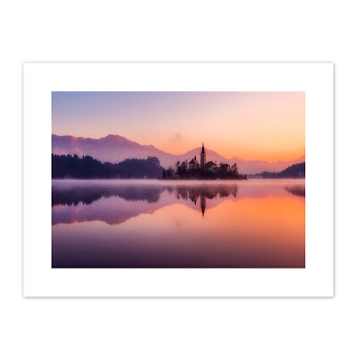 Bleder See Insel Slowenien Leinwand Wandbild Kunstdruck