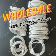 For iPhone 15 16 Pro USB-C to USB-C Cable Fast Charger Lot Type C Charging Cord