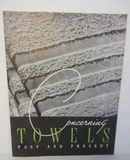 Vintage ręczniki przeszłość teraźniejszość Gruzja Kincaid Mills historia Dundee tureckie