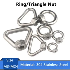 Lifting Ring Eye Nuts 304 Stainless Steel Female Thread Ring/Triangle Nut M3-M24