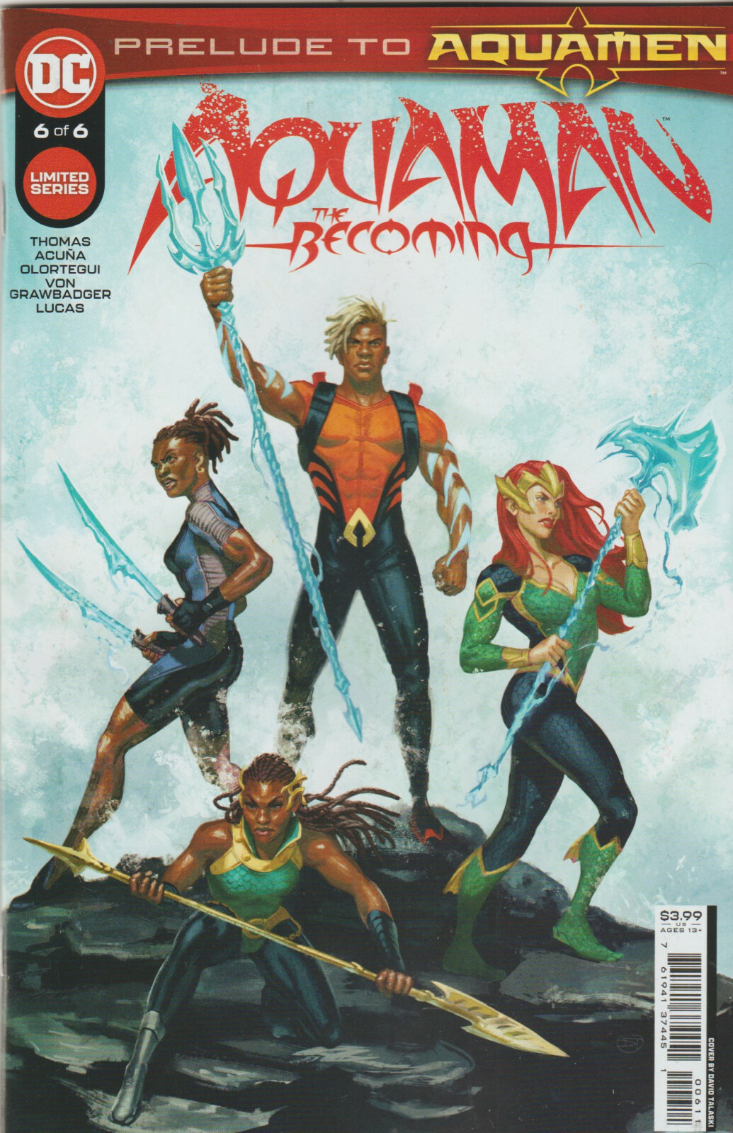 DC COMICS AQUAMAN THE BECOMING #6 APRIL 2022 1ST PRINT NM
